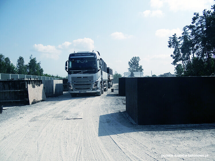 Transport szamb betonowych  w Ruciane-Nida